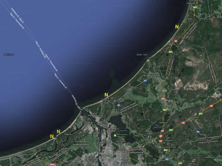 Nūdistu pludmales Pierīgā